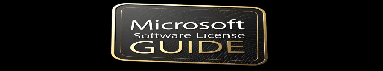 Microsoft Softwere Licence Guide